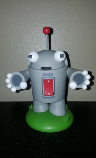 Rare Roger Mozbot Moz 6 1/2 " Hugs / Destroy Robot Promotional Advertising Figure