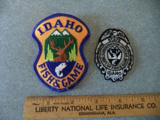 Idaho Conservation Officer Fish & Game Patch Set