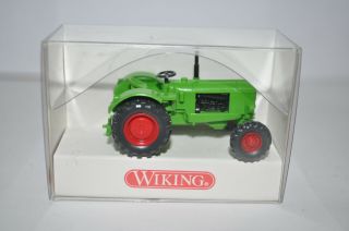 Wiking 881 01 Deutz Tractor (yellow - Green) For Marklin - W/box