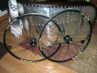Vintage Mountain Bike Disc Sun Rims / Wheelset 26