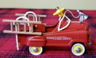 1995 Hallmark Keepsake Ornament " Kiddie Car Classics,  Murray Fire Truck "