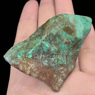 374.  4ct 100 Natural American Turquoise Crystal Shape Rough Specimen Myzj369