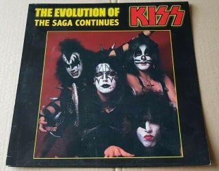 Kiss ‎–the Evolution The Saga Continues - Lp -