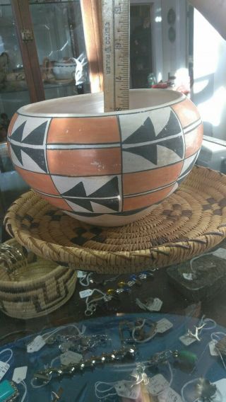 Acoma Pueblo Pottery Olla 