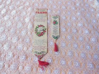 Victorian Woven Silk Bookmarks/thomas Stevens