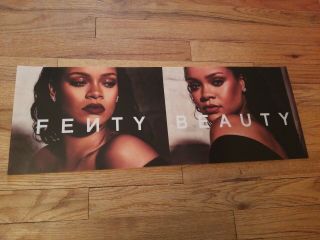 Rihanna Fenty Beauty Makeup Sign Signage Sephora Thin Flexible Full Color 9x25 "
