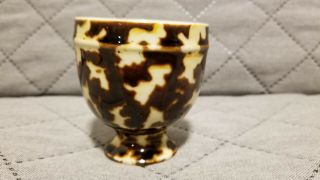 Chinese Porcelain Stem Cup With Design