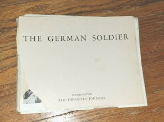 Very Rare 1944 Book On German Soldiers