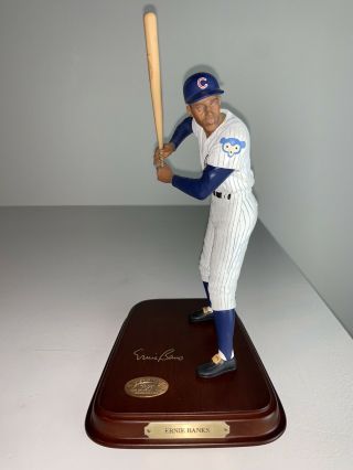 Ernie Banks Danbury All Star Figurine Chicago Cubs " Mr.  Cub " 8.  5 Inches