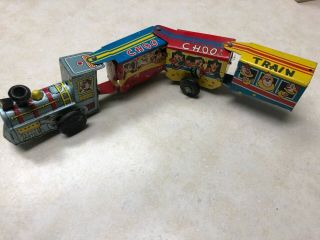 Vintage Marx Choo Choo Train Windup Tin Toy