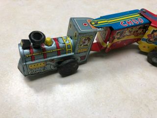 Vintage Marx Choo Choo Train Windup Tin Toy 2