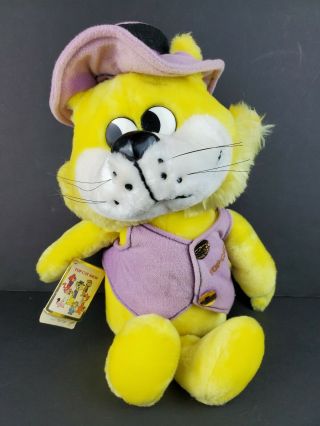 Vintage 1985 Top Cat 17 " Plush Stuffed Toy Hanna Barbera W/original Tags Rare