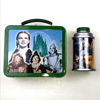 1999 Hallmark School Days The Wizard Of Oz Collectible Lunch Box & Thermos Set
