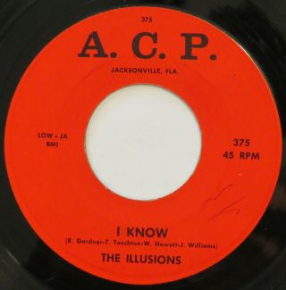 Illusions I Know / Take My Heart A.  C.  P.  45 Mod Garage 1966 Hear