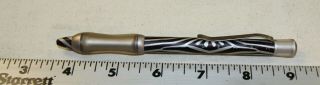 Sensa Zebra Design Ball Point Pen - Writes Good - Has Flaw
