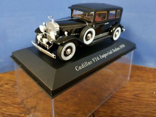 Altaya Diecast Cadillac V16 Imperial Sedan 1930 Black 1:43 Scale Similar To Ixo