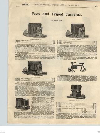 1900 Paper Ad 4 Pg Cycle Poco Tripod Camera Champion The Universal Kenwood Plate