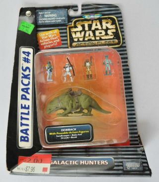 Vintage Star Wars Micro Machines Battle Pack 4 Galactic Hunters By Galoob