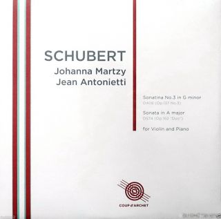 Johanna Martzy / Schubert Violin Sonatas / Uk Coup D 