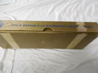 Vintage Smith & Wesson K - 22 Masterpiece Box