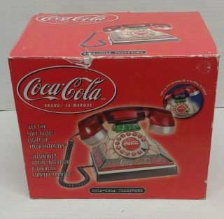 Vintage Coke Coca Cola Telephone Light Up Soft Glow