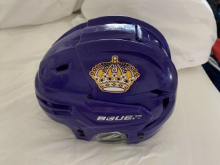 Pro Stock Hockey Helmet Bauer La Kings Vintage Large