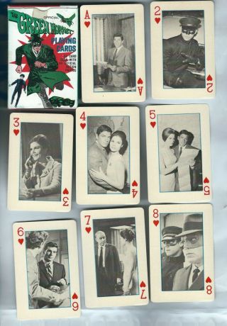 1966 Green Hornet Full Deck Of Playing Cards Open But Never Played With