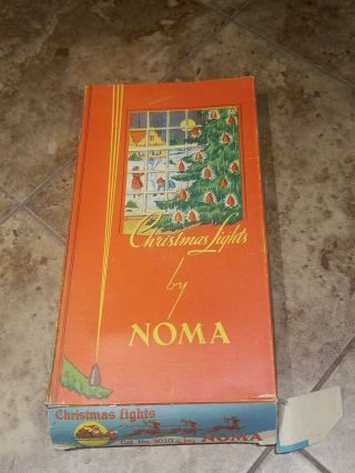 Vintage Outdoor Christmas Lights By Noma Box 1 Bulb Out
