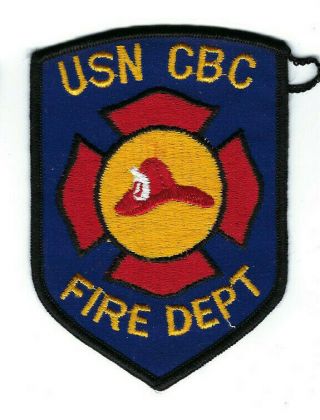 Usn Cbc Port Hueneme Ca California Fire Dept.  Patch - Cheesecloth