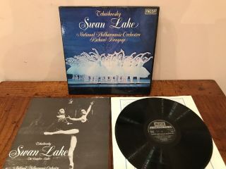 Nm Tchaikovsky - Swan Lake 3 Lp Box,  National P/o,  Bonynge,  Decca D37d 3