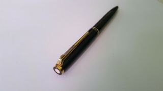 Authentic Black M O N T B L A N C Clip Lever Ballpoint Pen Germany