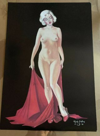 Marilyn Monroe Poster In The Nude