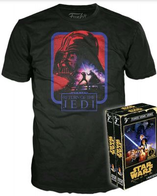 Funko Home Video " Star Wars Return Of The Jedi " Vader T - Shirt Size Large