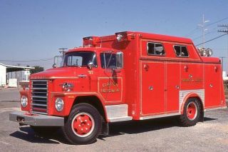 Clayton De 1971 Dodge Swab Rescue Truck - Fire Apparatus Slide