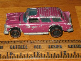 Well Loved Well Vintage Redline Hotwheel Purple Alive 55 Toy Car