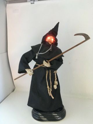 Vintage Grim Reaper Animated Halloween 16 "