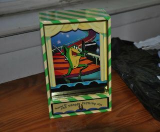 Michigan J.  Frog 1993 Warner Bros Animated Dancing Music Box