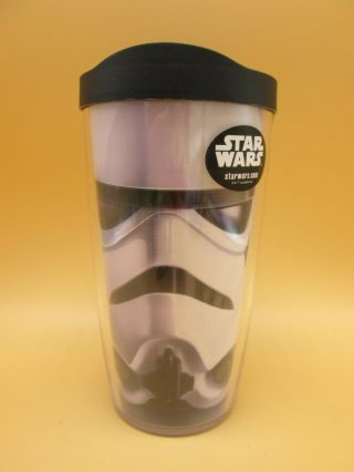Star Wars Storm Trooper Tervis Tumbler 16oz With Lid Black And White