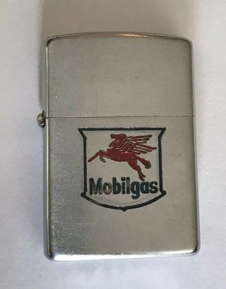 1953 Mobilgas Zippo Lighter – Steel Case – Pegasus -