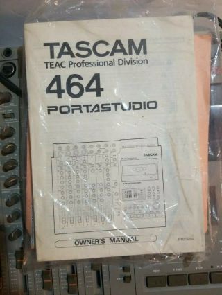 Vintage TASCAM 464 Portastudio 4 - Track Cassette Recorder. 2