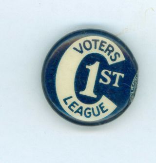 1924 President Calvin Coolidge Political Campaign Pinback Button 1st Voters