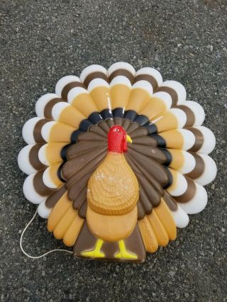 Vintage Union Products Don Featherstone Thanksgiving Turkey Blow Mold