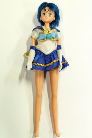 Sailor Moon /sailor Mercury Figure Doll Bandai Japan 1993 Anime Syb - 529