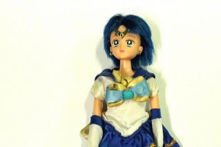 Sailor Moon /Sailor Mercury Figure Doll Bandai JAPAN 1993 Anime syb - 529 2