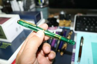 Vintage Reform Green Demonstrator Fountain Pen With Converter