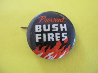 Prevent Bush Fires Government Badge