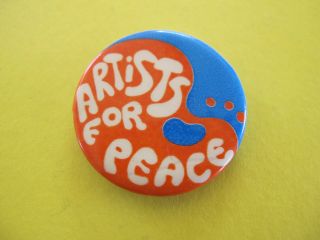 Artists For Peace Political Badge