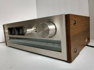 Vintage SONY AM/FM Stereo Tuner Model ST - A3A with Wood Side Cabinet Retro 3