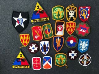 Us Military Patches Ww2 Army Navy Korean War F