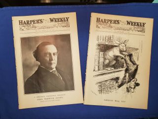 Two Complete Issues Of Harper 